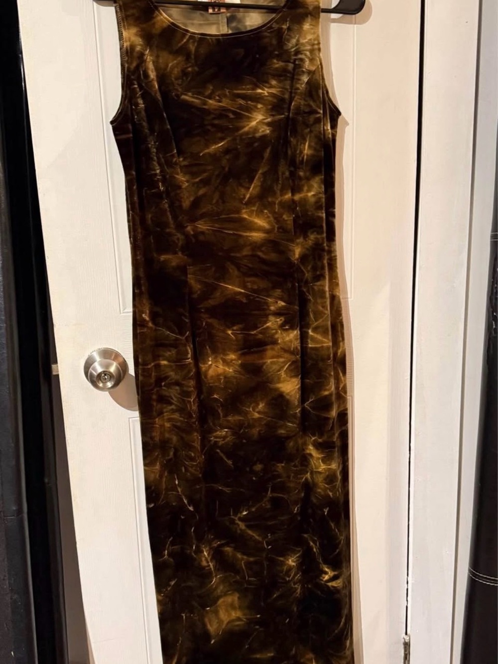 Velvet vintage San Francisco long dress